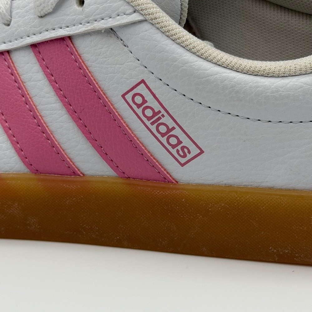 adidas VL Court 3.0 Women's Size 10 White/Pink Gum Sole Sneakers JI2909 - NWT - Picture 9 of 14